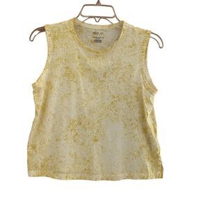 Rachel Zoe Crop Tank Top in Yellow Women’s Size M